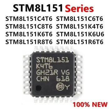 STM8L151C4T6 STM8L151C6T6 8L151C8T6 STM8L151K4T6 STM8L151K6T6 K6U6 R6T6 R8T6 8-битный микроконтроллер MCU IC chip на заказ