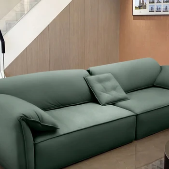 Кожаный диван диван для гостиной роскошный итальянский диван-кровать сборная мебель для гостиной