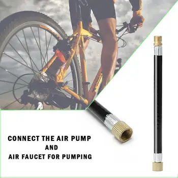 1 шт. Адаптер газового клапана для шин MTB для велоспорта, воздушный насос, удлинитель, трубка, Аксессуары для велосипеда