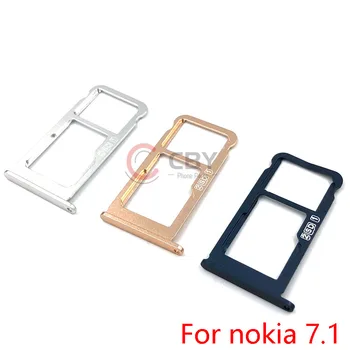 Для Nokia X7 7.1 Plus Держатель лотка для sim-карты Гнездо для замены слота SD