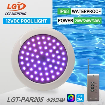 Погружные Аксессуары для бассейна с 12 В постоянного тока IP68, водонепроницаемые, заполненные смолой, отражатели luces de piscina RGB Led