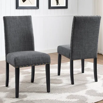 Обеденный стул Roundhill Furniture Biony, комплект из 2 обеденных стульев nordic furniture серого цвета