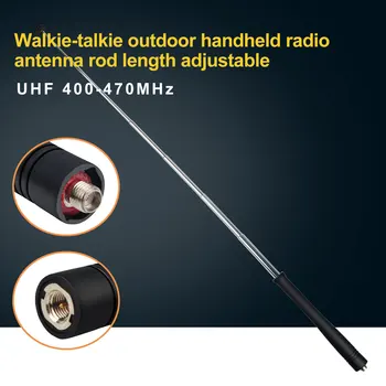 Портативная Радиоантенна SC-900 Walkie Talkie Телескопическая Антенна UHF 400-470 МГц 45 см регулируемая длина SAM Feamle SMA Male