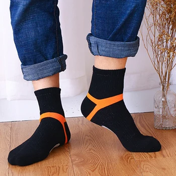 5 Пар мужских повседневных носков, хлопок, высокое качество, спортивные Летние Дышащие Мягкие компрессионные носки для бега, фитнеса, мужские средние носки-трубки