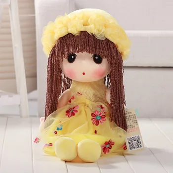 Плюшевая кукла, имитирующая 3D Успокаивающую куклу, модная кукла, умная девочка, игрушка-принцесса, подарок для объятий, мягкое тело для девочек, игрушка