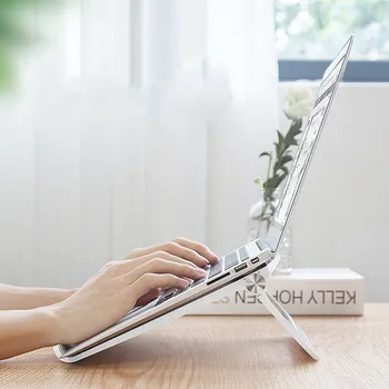Подставка для ноутбука MacBook Air Pro Регулируемая алюминиевая подставка для ноутбука Складная портативная подставка для ноутбука 11/13/17 дюймов