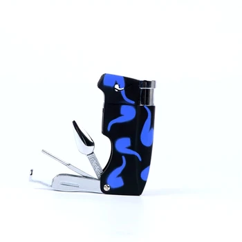 Специальная зажигалка для трубок Сигара Многофункциональная Газовая Надувная Зажигалка для курения сигарет Упаковка Гаджеты для мужчин Подарки
