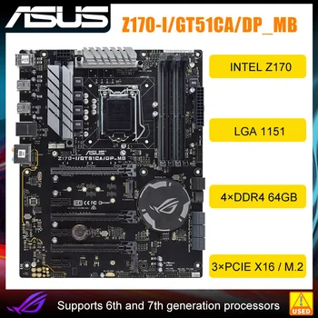 Материнская плата ASUS Z170-I/GT51CA LGA 1151 DDR4 LGA 1151 Intel Z170 GT51CA PCI-E 3.1 SATA3 M.2 С поддержкой Core I3-7100 CPU USB3.0 ATX