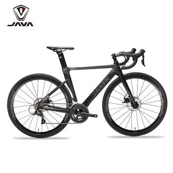 Дорожный велосипед JAVA SILURO 3, 22-скоростной велосипед из углеродного волокна, Дисковый тормоз для взрослых, Передняя вилка из углеродного волокна, Алюминиевая рама, SILURO3 Велоспорт