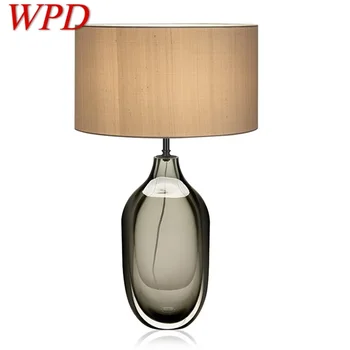 Креативная настольная лампа WPD Nordic, современная светодиодная декоративная настольная лампа для дома, прикроватной тумбочки в спальне