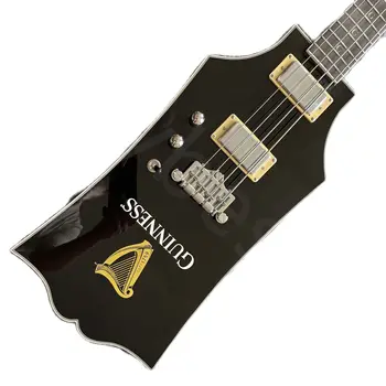 Уникальная электрогитара особой формы Lvybest Black 2023, новая популярная высококачественная гитара на заказ