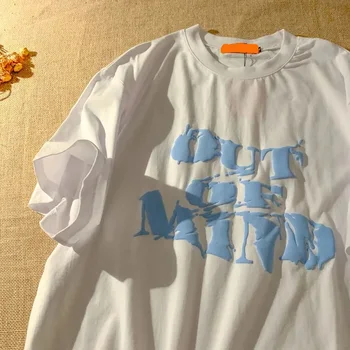 Футболка женская одежда с буквенным принтом футболка игровой костюм Harajuku уличная одежда Y2k Топ винтажный сладкий размер парка одежда в стиле панк