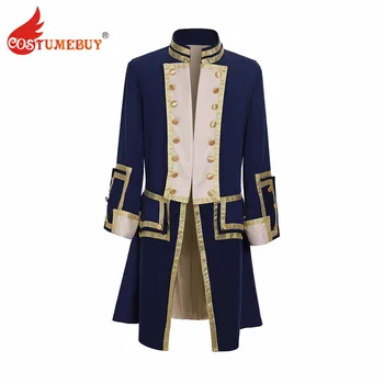 Исторический ретро-костюм для косплея 18 века, мужской фрак эпохи регентства, куртка Colonial Hamilton, колониальный военный костюм L921