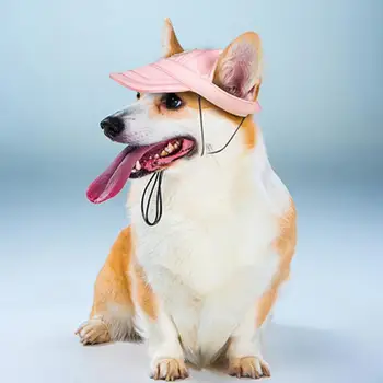 Уютная собачья шапочка с отверстиями для ушей, дизайнерская ткань для одевания, солнцезащитная шапочка для маленьких собак, головной убор для домашних животных