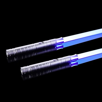 RGB Металлический Световой Меч Лазерный Рейв Световой Меч Sabre De Luz Light Stick Косплей Игрушка 14 Цветных FOC Бластерных Мечей