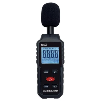 Цифровой измеритель уровня звука шумомер 30-130 ДБ Детектор децибелов аудио тестер Metro Диагностический инструмент