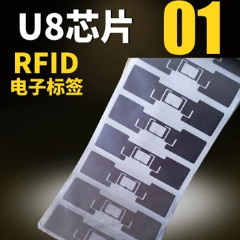 97*30 мм наклейки UHF RFID метки с большим диапазоном считывания U8 1000 шт./лот