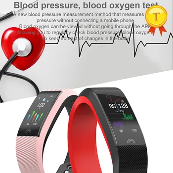 Новейший монитор сердечного ритма, спортивный браслет, браслет для здоровья с пульсометром ip68, SMS-напоминание, смарт-браслет, будильник, защита от потери