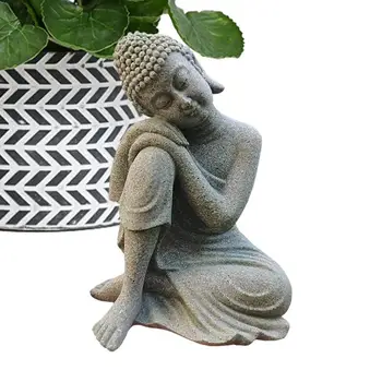 Скульптура Будды, Сад Будды, Декоративные состояния, Домашний декор для медитации, Алтарный стол, Комната для йоги и сад Дзен, Статуэтка Будды