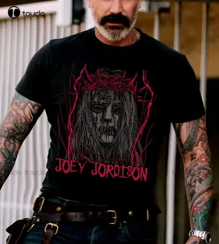Новая футболка Joey-Jordison Rip 1975 2021 Подарок Фанату Рок-группы Футболка С Коротким рукавом Хлопчатобумажная Футболка Унисекс