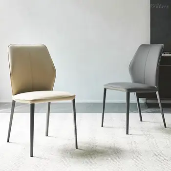 Банкетные стулья с опорой для спинки, Обеденные стулья, Дизайн ресторана в гостиной, Одноместный современный туалетный столик, Мебель для дома Nordic Sillas