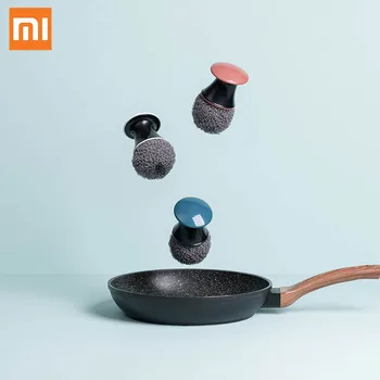 Xiaomi Nano Pot Brush Бытовая с ручкой Щетка для мытья посуды Кухонная чистящая щетка для чистки кухонного инструмента