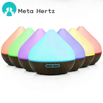 Meta Hertz 400 мл Ароматический диффузор под дерево Crack Volcano Мини-увлажнитель воздуха 7 цветов Диффузор ароматических эфирных масел для дома