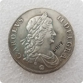 1662 Англия (Соединенное Королевство) 1 корона - копия монеты Карла II (1-й бюст)