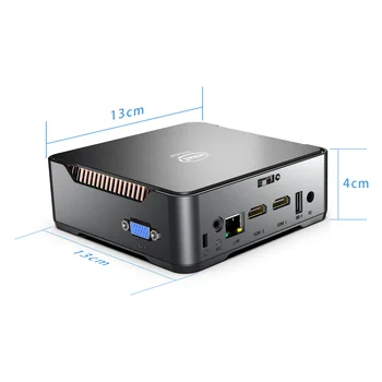 Новейший Мини-пк GK3V 8GB 128GB In tel Gemini Lake J4105 Dual Brand Wifi 2.4G + 5.8G Wins 10 Smart Tv Box Mini Pc