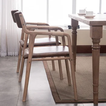 Минималистичный Домашний обеденный стул для примерочной из массива дерева, стулья для переодевания в кофейне, Современные дизайнерские кресла для общежития со спинкой G