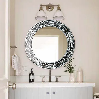 Современное круглое настенное Зеркало для художественного макияжа Милое Зеркало для ванной комнаты Kawaii Luxury Decoracion Para El Hogar Аксессуары для украшения дома
