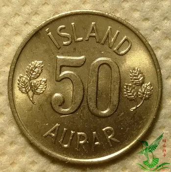 Памятная монета Iceland 1974 50 Ola 19 мм, 100% оригинал