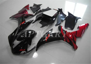 Новый Комплект обтекателя мотоцикла из АБС-пластика, пригодный для YAMAHA YZF R1 2002 2003 YZF-R1 YZF 1000R Custom Black Red