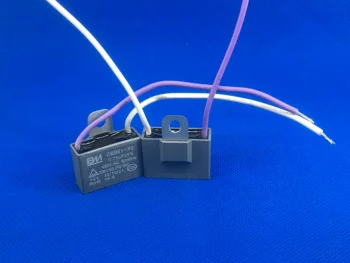 10 шт. Два вывода конденсатора cbb61 емкостью 0,75 мкф 450 В, конденсатор cbb61, заполненный смолой, высокого качества
