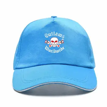Outlaws Поддержите местный автоклуб Outlaws по всему миру Черная шляпа Bill Hat Шляпы Bill Hats 2020 Забавные хлопковые повседневные шляпы Bill Hats Pr