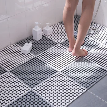 Нескользящий коврик для ванной комнаты, соединяющий коврик для ног, бытовой туалет, душевая, коврик для пола в ванной, Новый водонепроницаемый коврик, сшивающий коврик для ног
