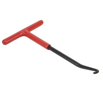 Инструмент для снятия пружинного крючка для выхлопной трубы Красный Черный Стальной Профессиональный техобслуживатель Т Образная ручка для мотоцикла