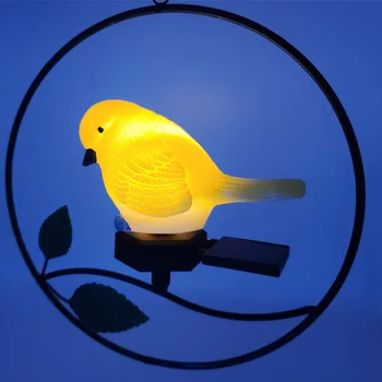 Солнечная лампа Железная смола птица сова подвесной светильник наружное украшение сад балкон светодиодная солнечная садовая лампа