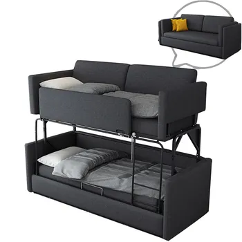 Современный диван-кровать Складная гостиная для трех человек двойного назначения Многофункциональный диван-кровать