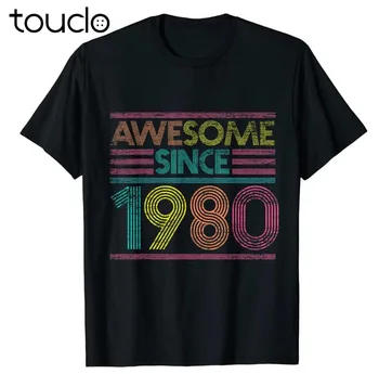 Потрясающие с 1980 года подарки на 40-летие, 40-летняя футболка унисекс