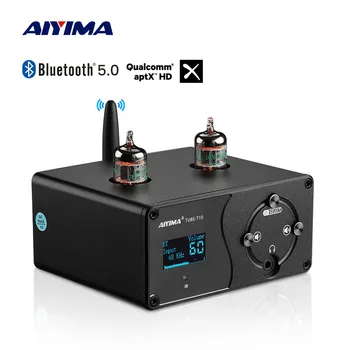 Аудиотрубка AIYIMA-Декодер T10 Mini Hifi USB DAC Усилитель для наушников BT QCC3031 aptX Коаксиальный OPT PC-USB Пульт дистанционного управления