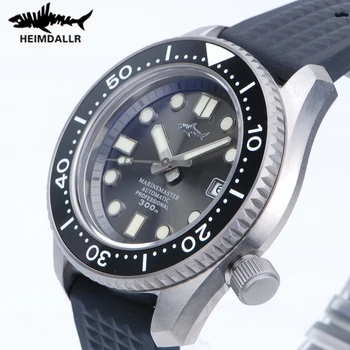Heimdallr Titanium Dive Watch 30Bar Водонепроницаемые часы с сапфировым стеклом, титановый корпус NH35, автоматические механические мужские часы для дайвинга