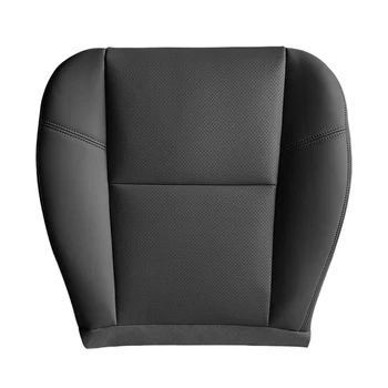 Подушка сиденья из искусственной кожи со стороны водителя спереди автомобиля, нижняя крышка сиденья для Cadillac Escalade 2007-2014, черный