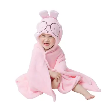 Детский халат с капюшоном, накидку можно носить с банными полотенцами, коралловым флисом, впитывающей домашней одеждой для младенцев и детей постарше.
