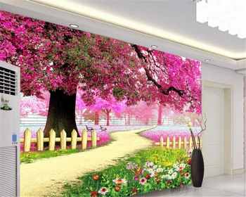 WELLYU Современные классические красивые элегантные обои, свежий романтический фон из блуждающих цветов мангровых деревьев papel de parede tapety3D