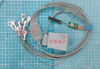 Модуль сбора данных ADS1298 HDMI электрокардиограмма 12 отведений Bluetooth 5.0 динамическая электрокардиограмма STM32 портативный