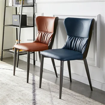 Современные простые тканевые обеденные стулья для столовой, мебель для дома, роскошный кухонный стол, обеденный стул с креативной спинкой, CN