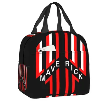 Изготовленная на заказ сумка для ланча Top Gun Maverick Film, женская сумка-холодильник Topgun, термоизолированный ланч-бокс для детей-школьников
