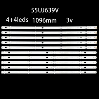 Светодиодная лента подсветки для 55UJ639V 55UJ635T 55UJ6350 55UJ634T 55UJ633T 55UJ632T NC550DGG-ABFX1 NC550DGG-AAFX2 NC550DUE-AAFX2