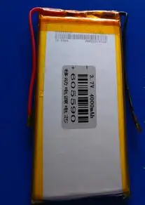 Бесплатная доставка 1 шт./лот 3,7 В 605490 4000 мАч полимерный литий-ионный аккумулятор Аккумуляторные батареи